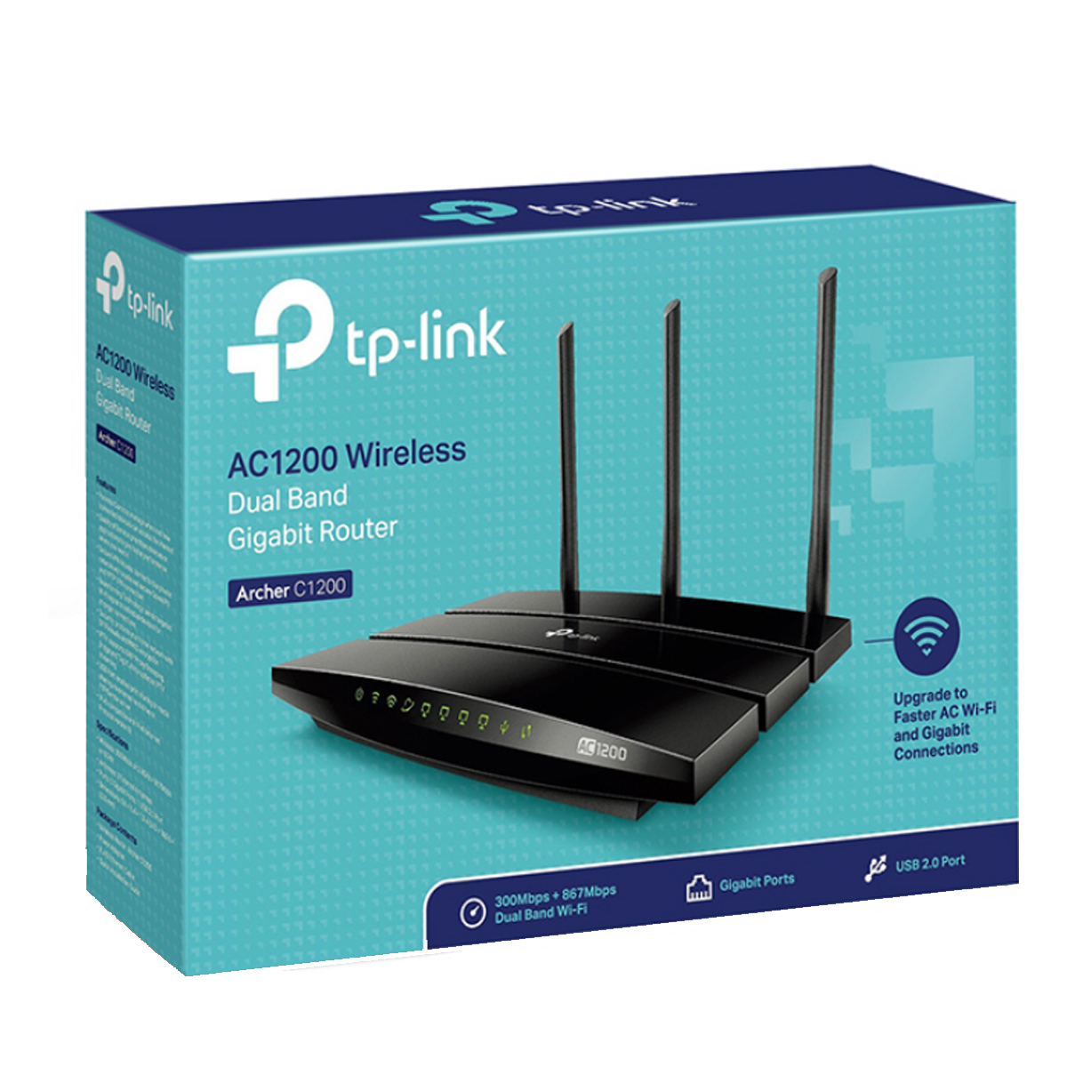 TP-Link Archer C1200 AC1200 Wireless Dual Band Gigabit Router Package
